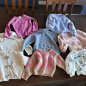Toddler Girls Mixed Zara Sweater Lot 3/4